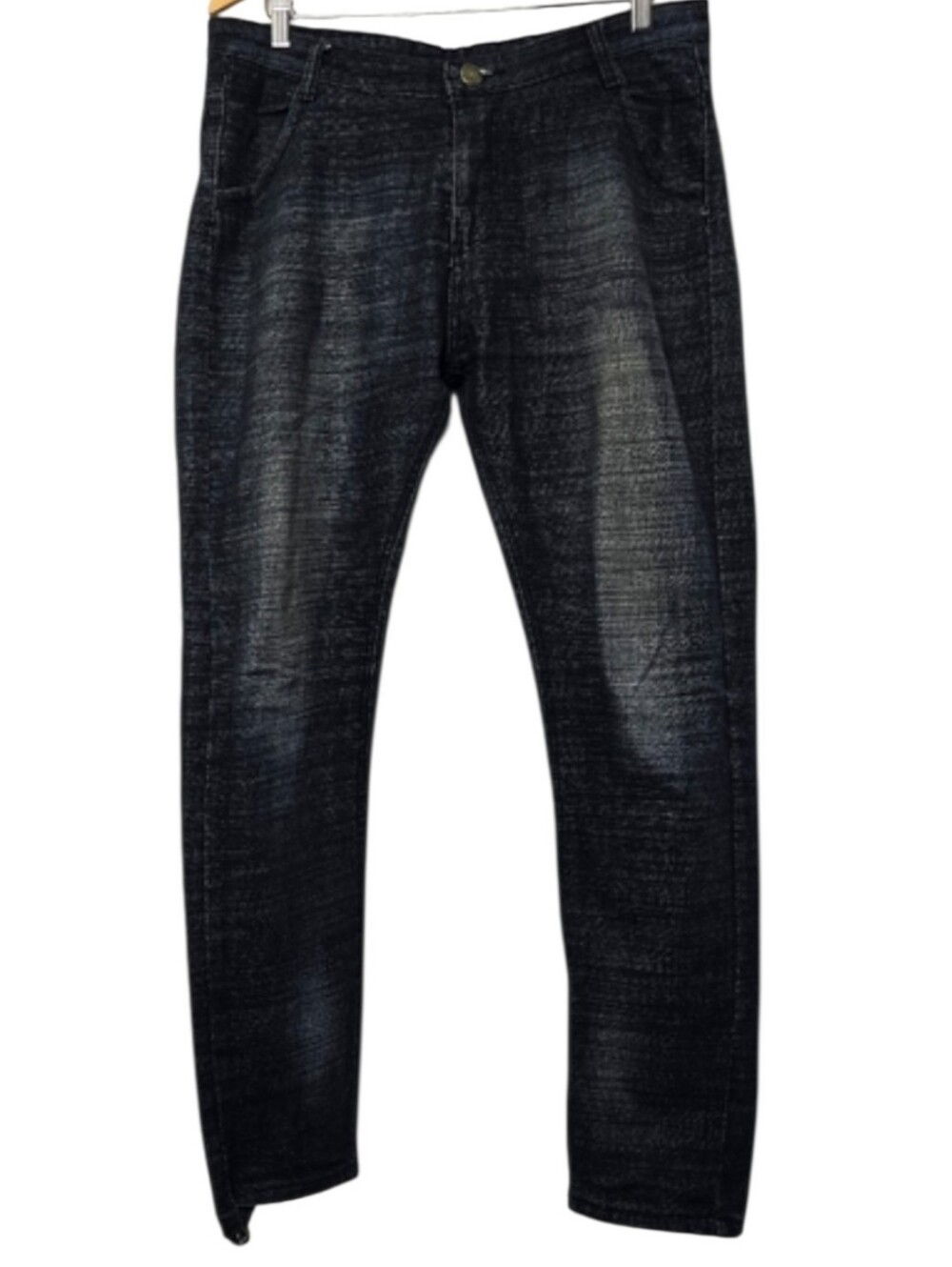 AAPE UNVS Men’s Blue Stonewashed Distressed Denim Jeans Size 34 Streetwear